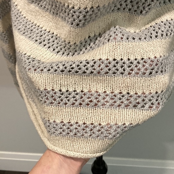 Bethany Mota Striped Scoop-Back Knit Sweater​​​​​​​ - Picture 6 of 16